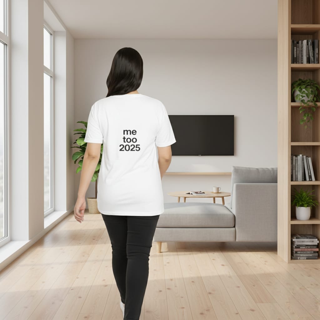 me too 2025 T-shirt | Minimalist Text Tee | Protest Statement Shirt