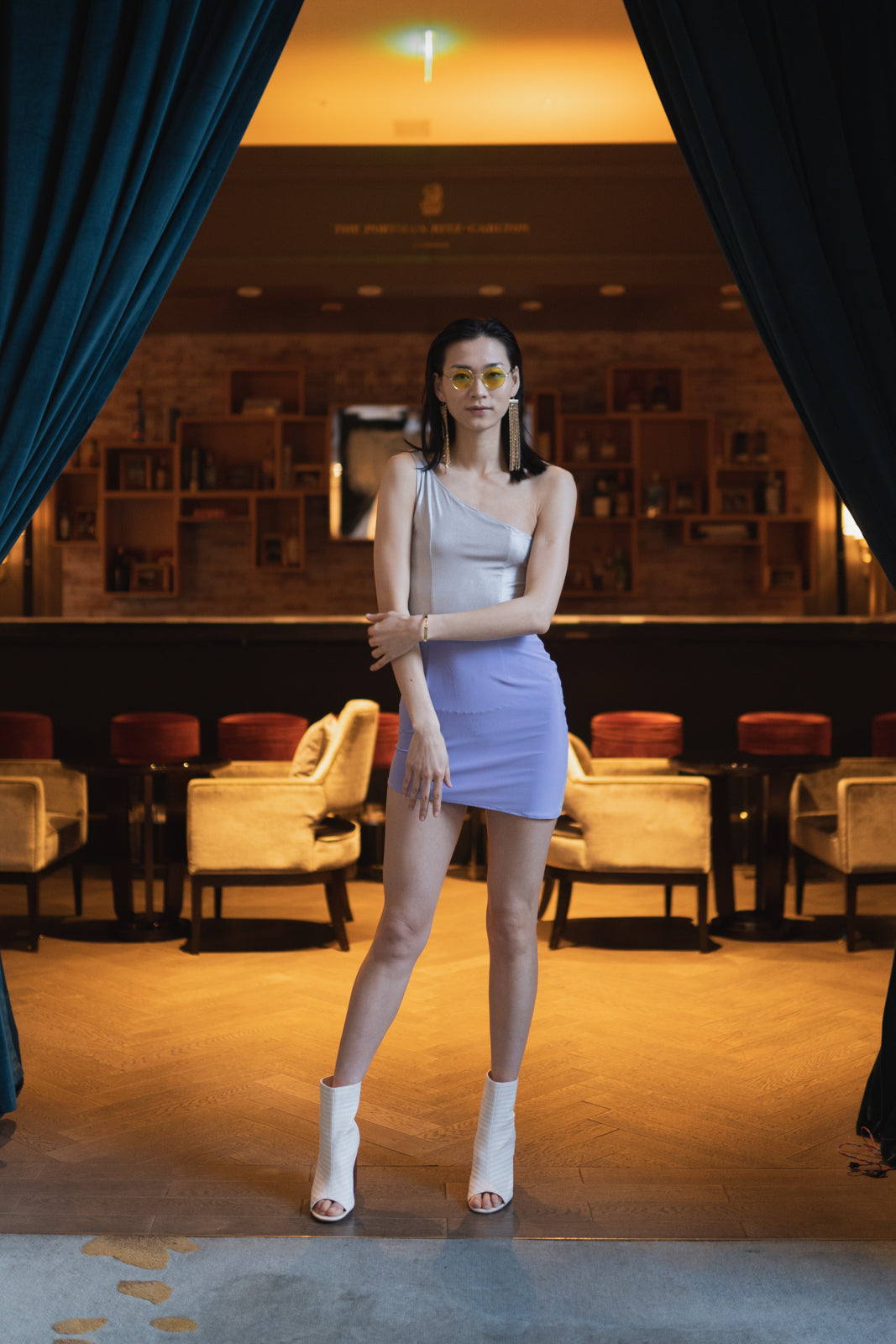 One Shoulder Asymmetrical Dress