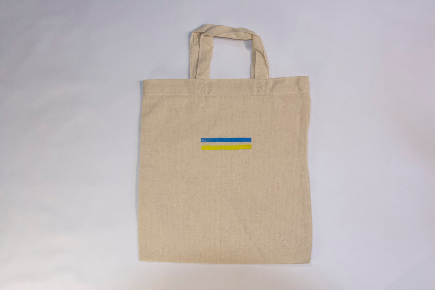 HAND PAINTED "UKRAINE HEART" TOTE BAG