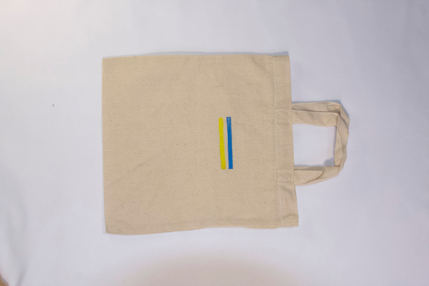 HAND PAINTED "UKRAINE HEART" TOTE BAG