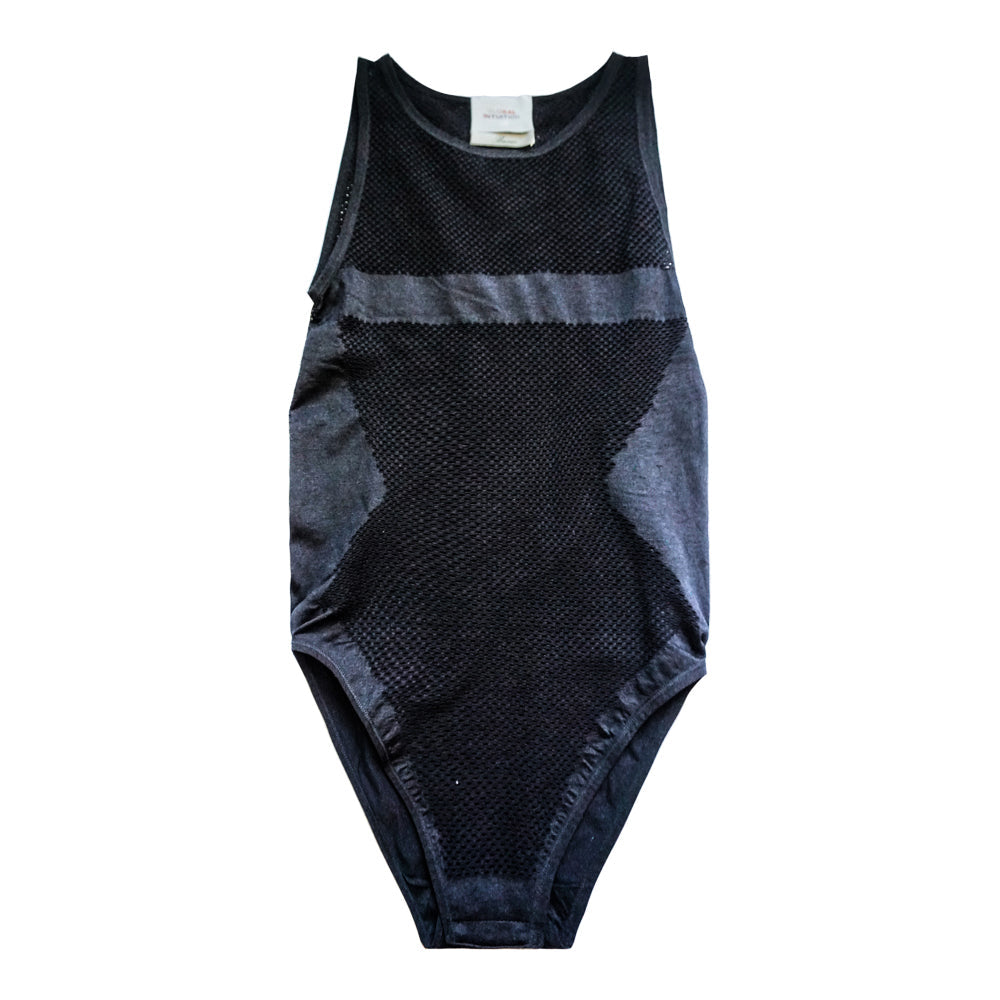 Intuition Black Mesh Bodysuit