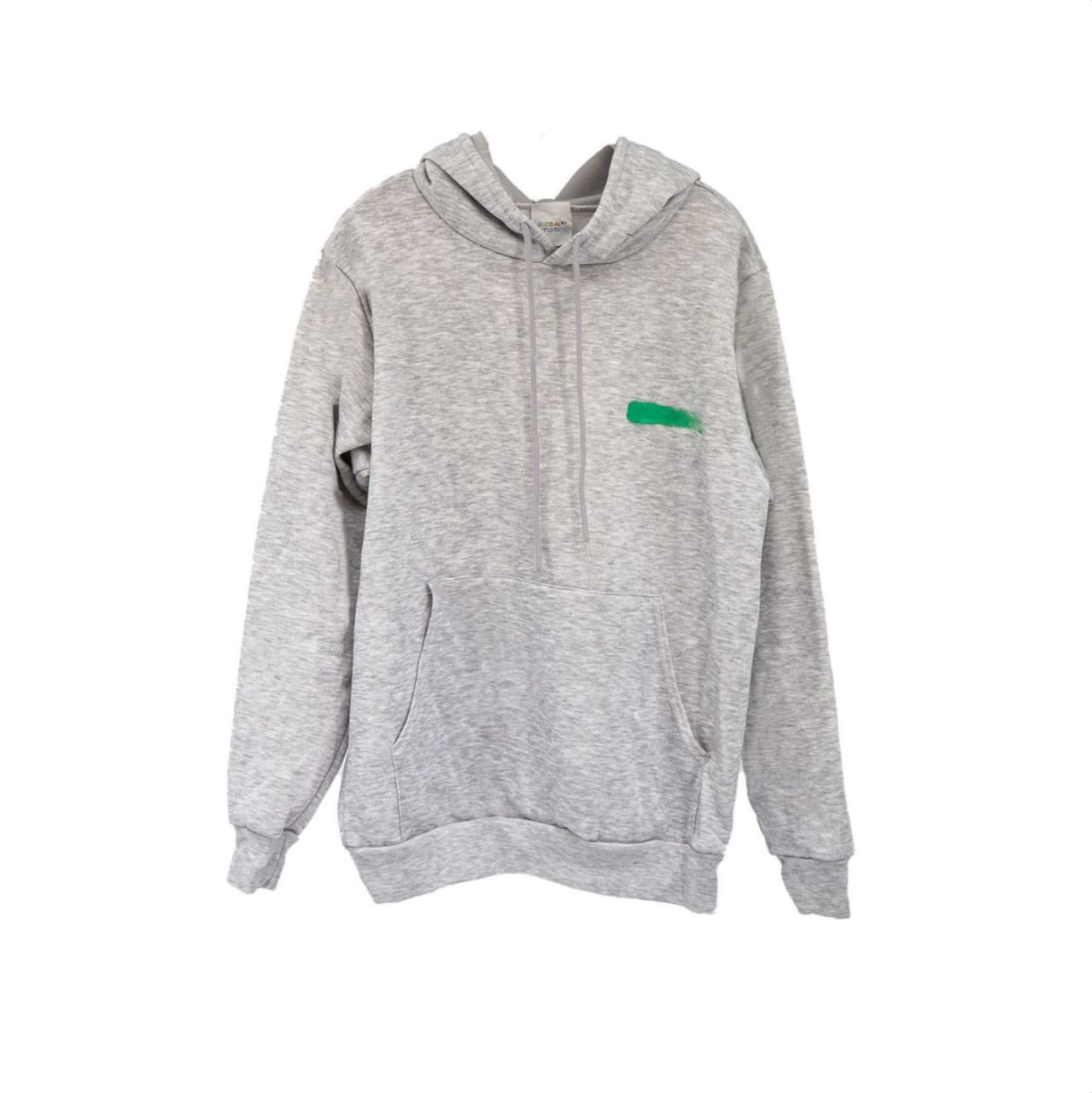 Grey Hoodie with Red stroke