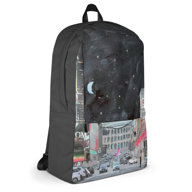 Cityscape Night Sky Backpack