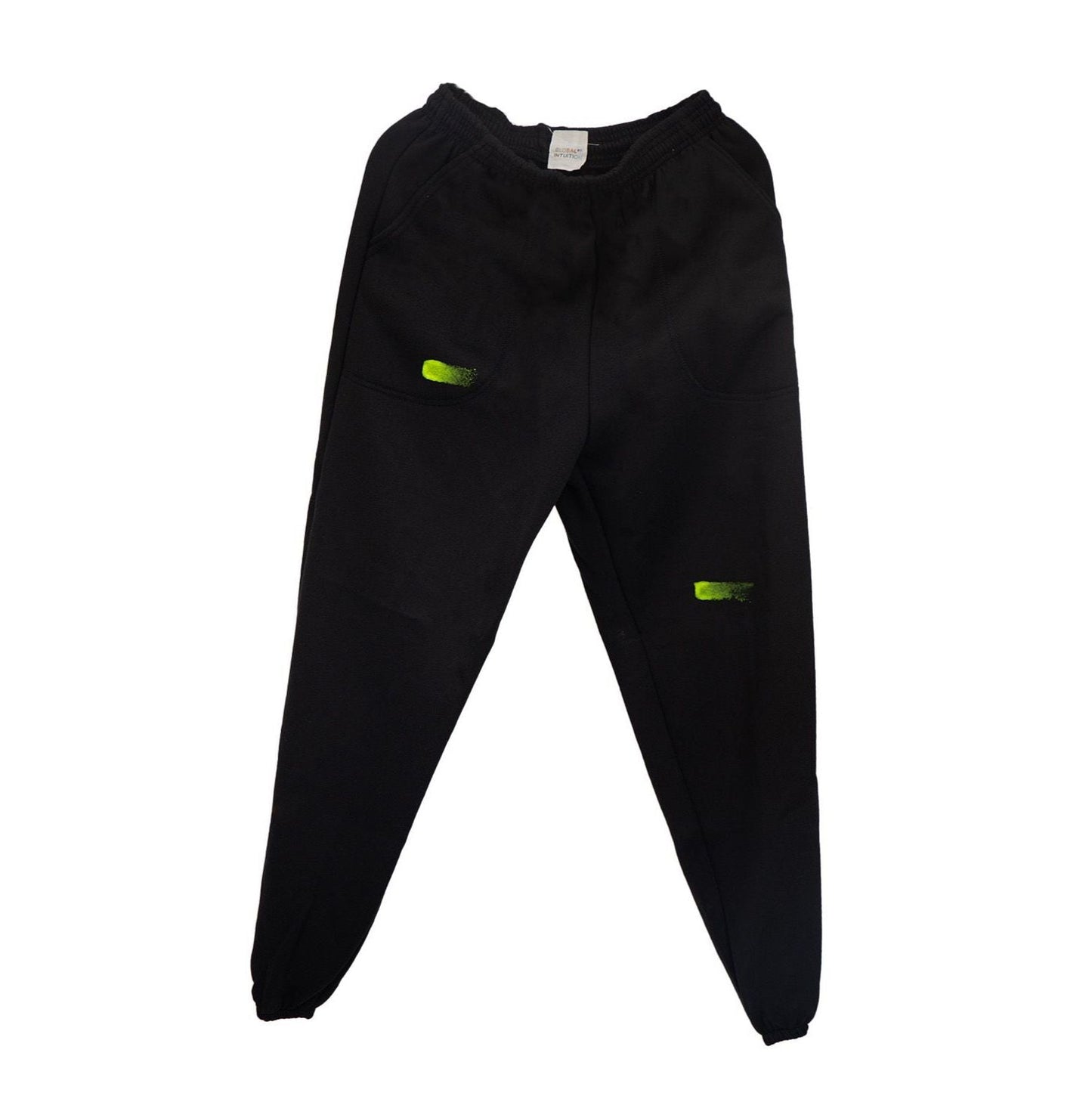 Black pants with two Yellow stroke