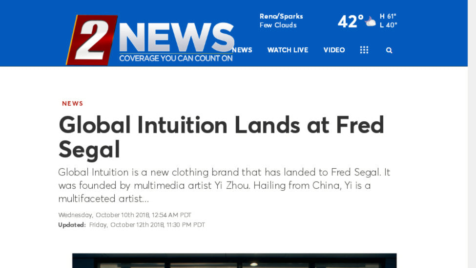 Global Intuition Lands at Fred Segal - KTVN Channe