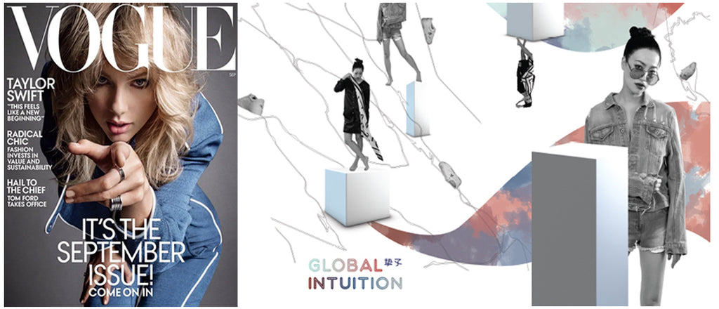 Global Intuition launches new ad in Vogue USA Fall Fashion Issue (Taylor Swift on Cover)