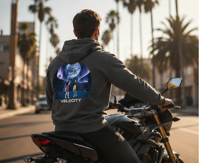 Velocity — Moongate Pullover Hoodie