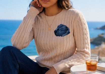 Cloud Nine Cable-Knit Sweater