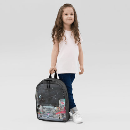 Cityscape Night Sky Backpack