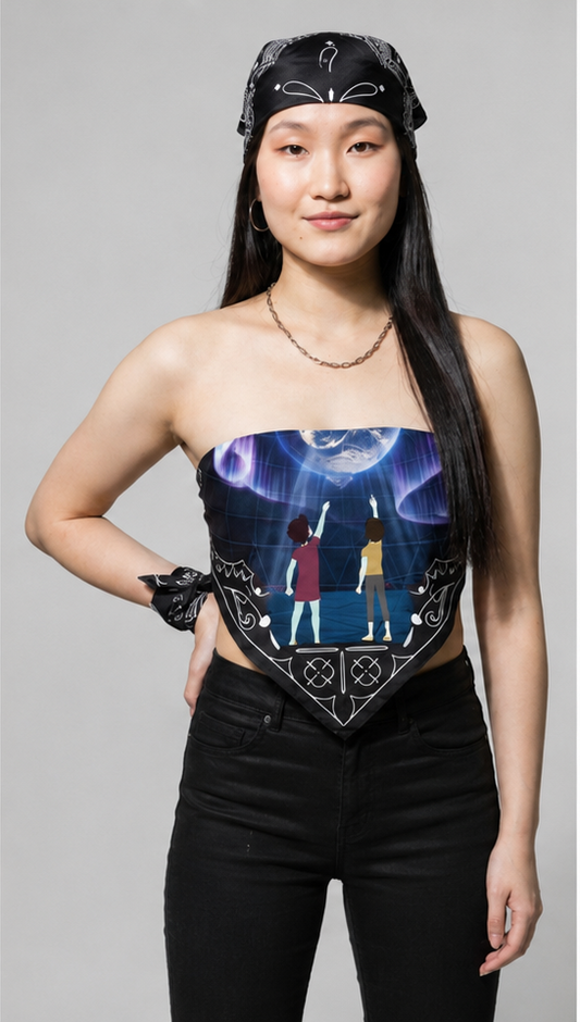 Cosmic Portal Bandana Corset Top