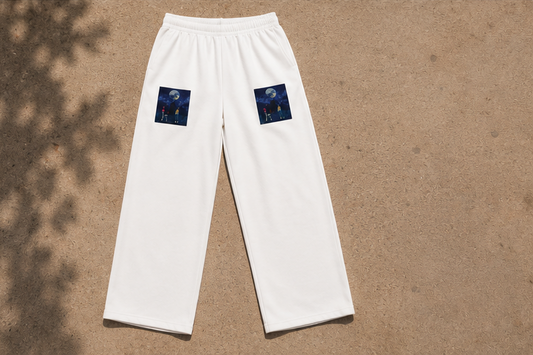 Moonlit Nights Wide-Leg Sweatpants