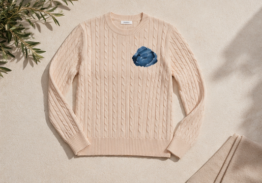 Cloud Nine Cable-Knit Sweater