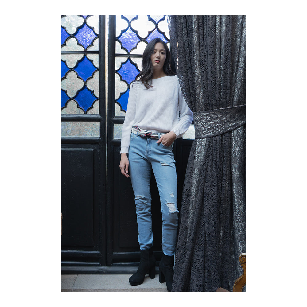 Intuition Cotton Knit Sweater