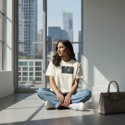 Cosmic Boxy Cropped  Tee