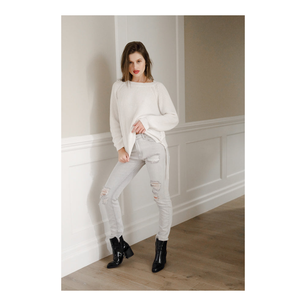 Intuition Cotton Knit Sweater