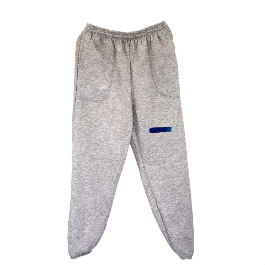 Grey Pants with Blue stroke