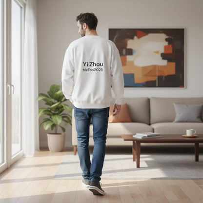 Yi Zhou MeToo2025 Sweatshirt | Name Text Crewneck