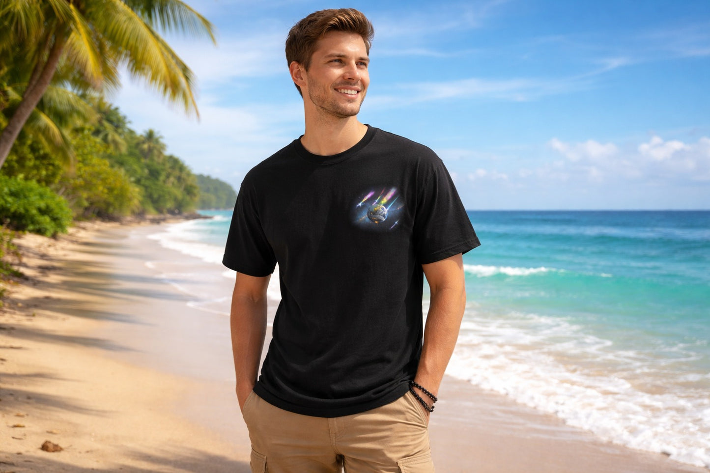 Strike Graphic Tee — Black