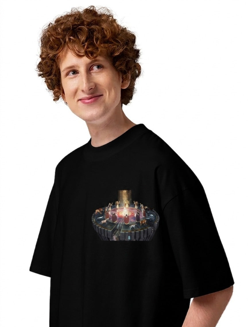 Cosmic Fragment Oversized T-Shirt