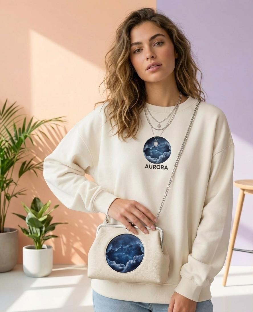 Aurora Nightsky Signature Set — Beanie, Bag, Sweatshirt & Hat