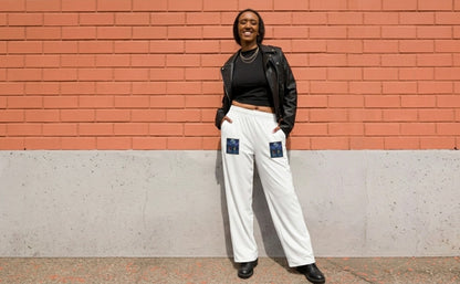 Moonlit Nights Wide-Leg Sweatpants
