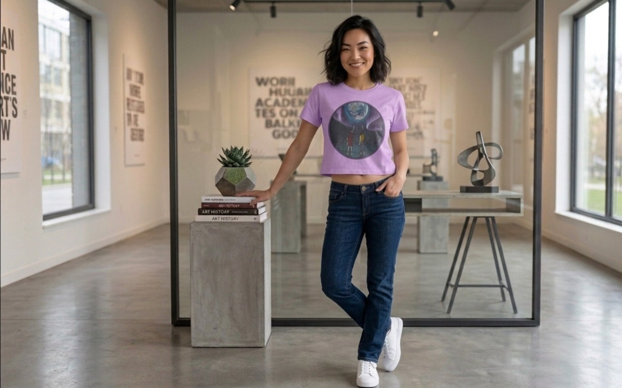 Cosmic Connection Graphic Tee | Unisex Fit & Women's Crop Top