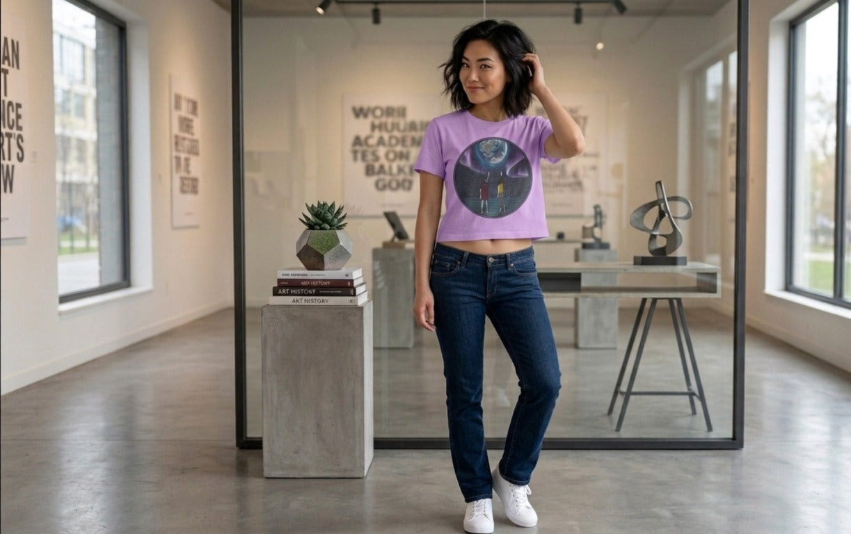 Cosmic Connection Graphic Tee | Unisex Fit & Women's Crop Top
