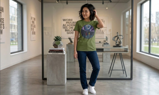 Cosmic Connection Graphic Tee | Unisex Fit & Women's Crop Top