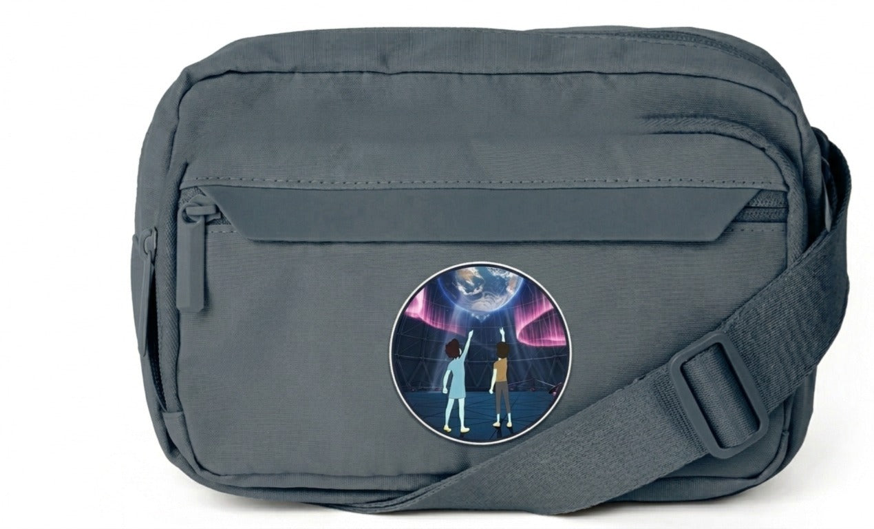 Cosmic Duo Bundle — Anime Graphic Tee + Crossbody Bag