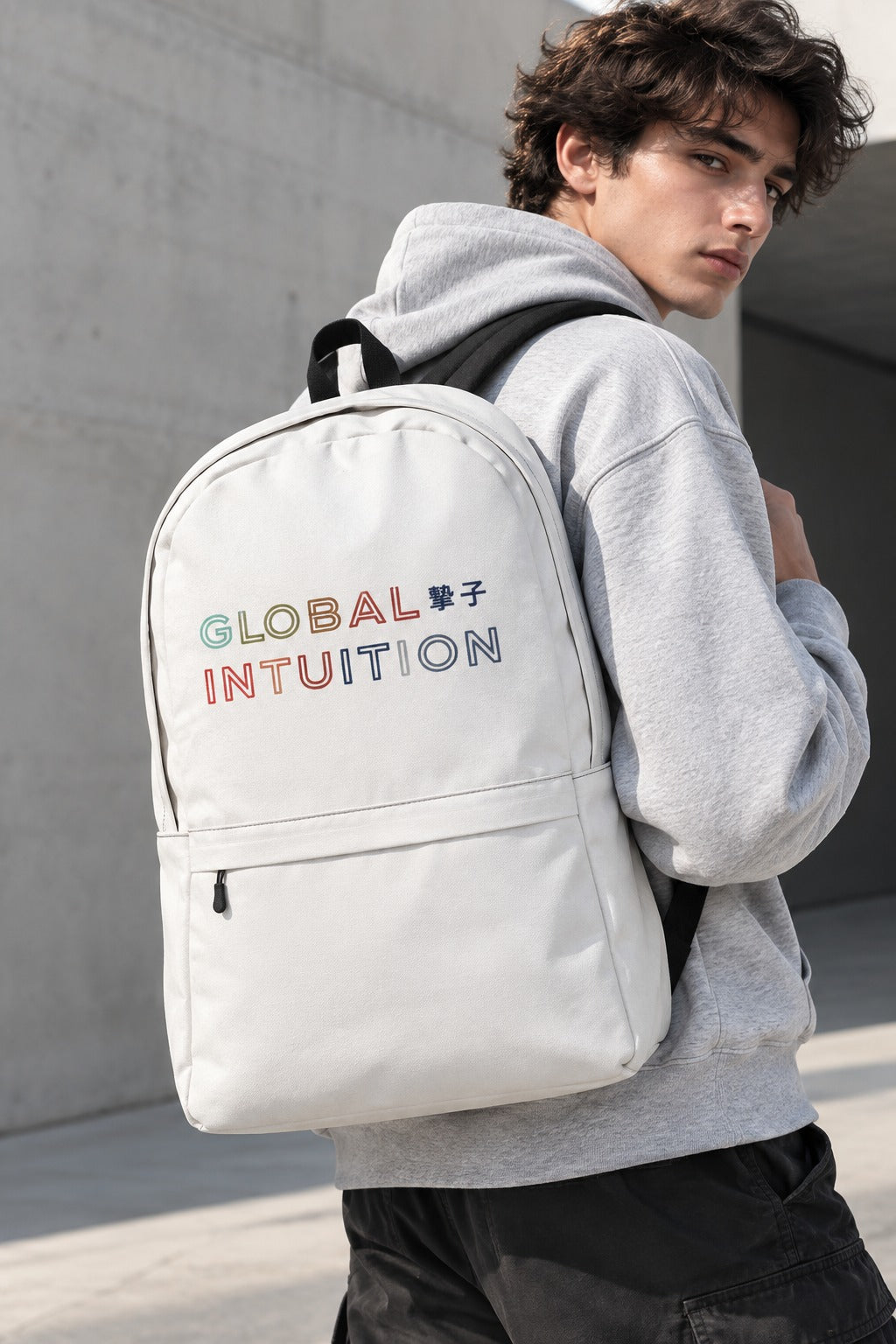 Global Intuition Backpack — Bone White