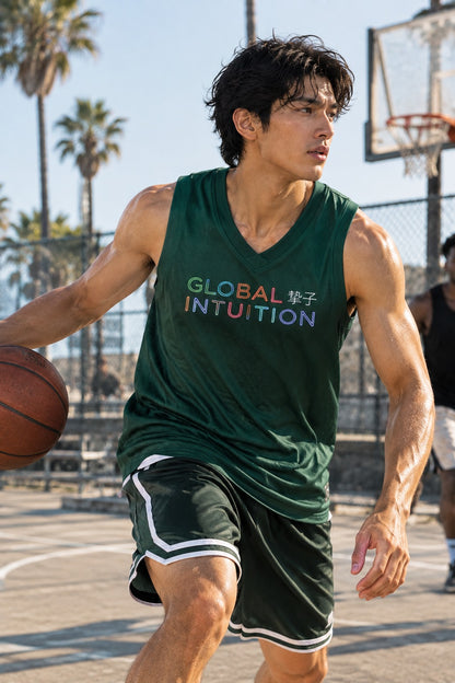 Global Intuition Mesh Jersey & Shorts Set — Sky Blue