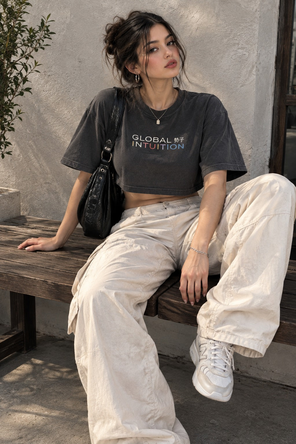 Global Intuition Cropped Tee
