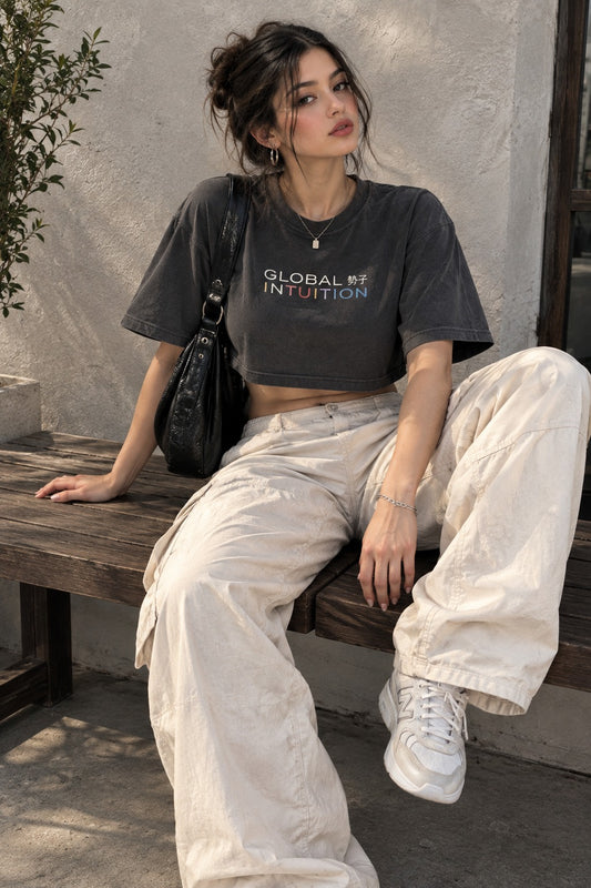 Global Intuition Cropped Tee