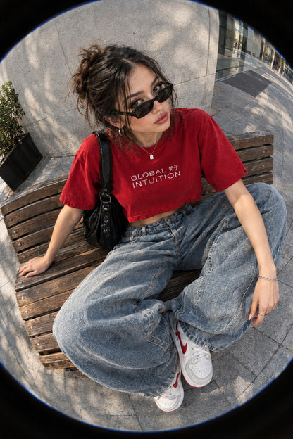 Global Intuition Cropped Tee