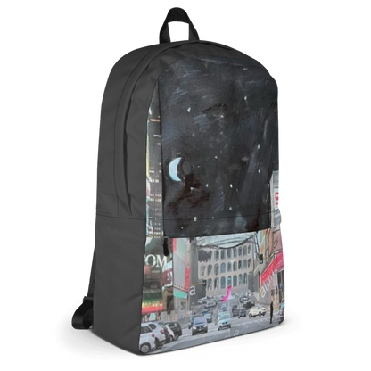 Cityscape Night Sky Backpack