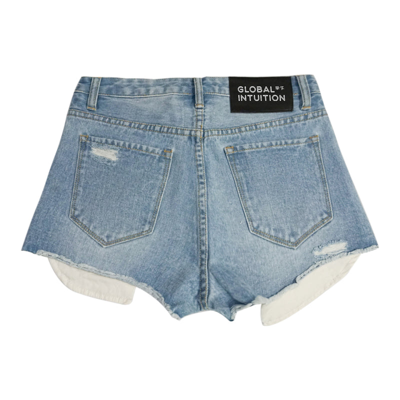 Intuition Distressed Fray Shorts