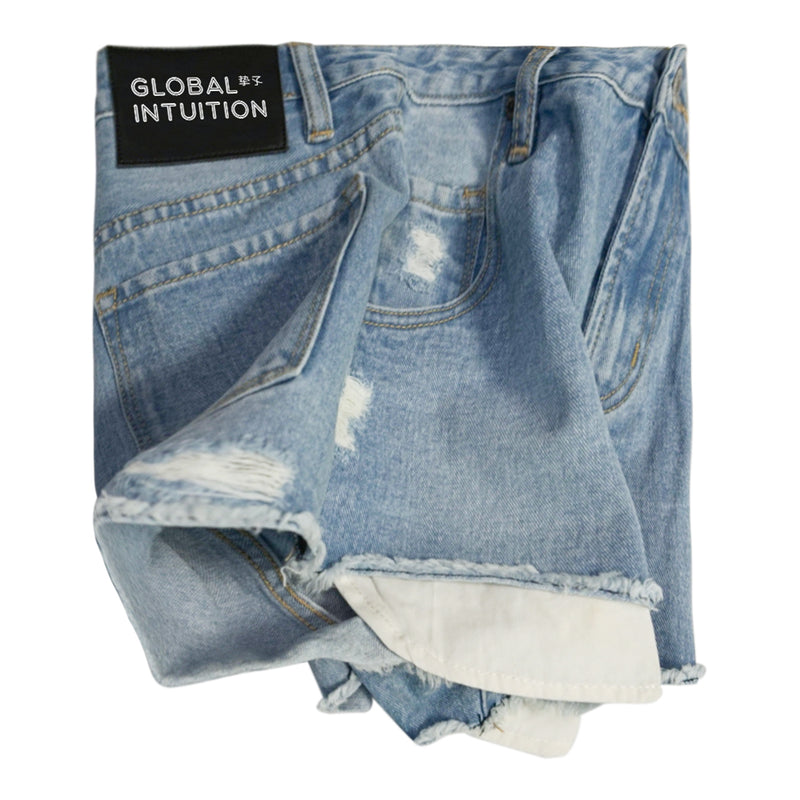 Intuition Distressed Fray Shorts